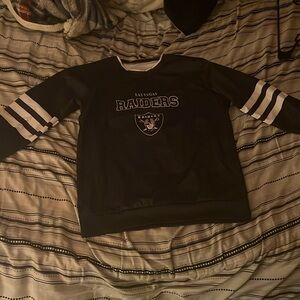 Men’s Las Vegas Raiders Black Thin long-sleeve, Color Black, Size L New